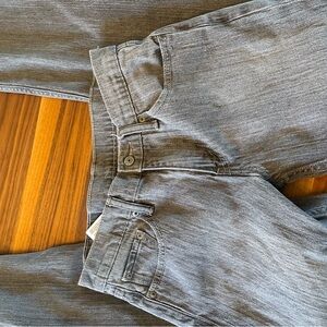 Signature by Levi Strauss Gray Five-Pocket Denim Pants